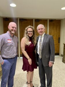 ACLL Executive Assistant, Whitney and husband Andrew Farmer with Sen. Jeff Sessions